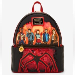 NEW Loungefly Stranger Things Group Portrait Light-Up Mini Backpack Limited